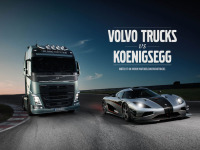 Zvijezda automobilskih utrka, Tiff Needell, izaziva Koenigsegg One:1 u kamionu Volvo
