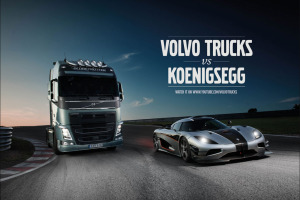 Volvo trucks vs Koenigsegg One:1